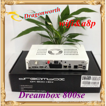 Dreambox Dm800HD Se with WiFi and Original SIM A8p Security Card Rev D6 and Rev D11 (Flash with the original software)